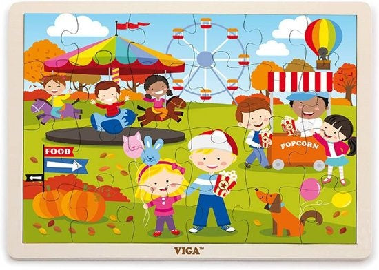 legpuzzel kermis 24 stukjes