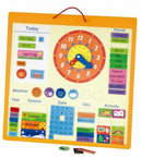magnetische kalender engels 45 cm multicolor