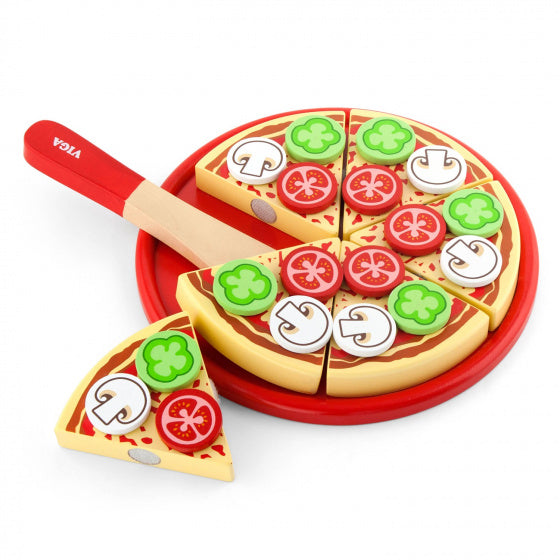 pizza 23 cm junior hout 23-delig