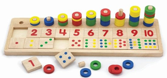 rekenspel Match de Getallen hout 86-delig (NL)