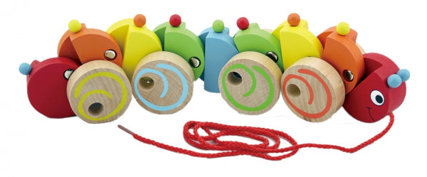 trekfiguur duizendpoot 30 cm multicolor