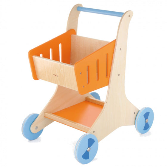 winkelwagen meisjes 48 x 30 x 41,5 cm hout