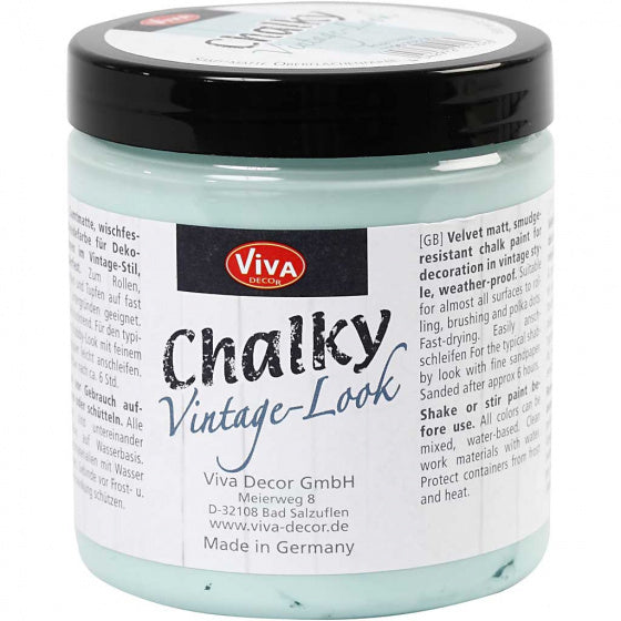 Chalky vintage look verf aqua 250 ml