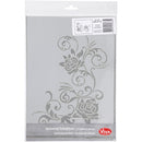 Flexibel sjabloon bloemen 21 x 30 cm wit