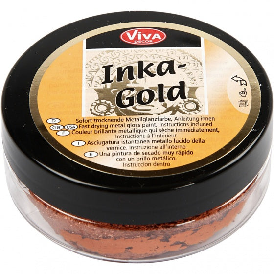 Inka-Gold Glanswax - Koper, 50ml