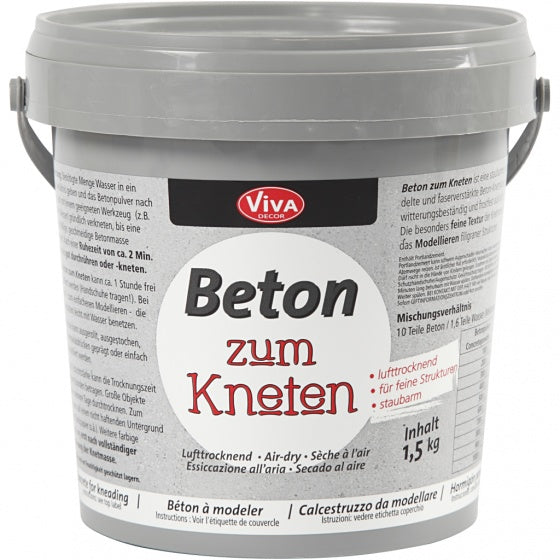 kneedbeton 1,5 kg grijs
