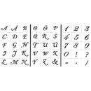 Letters en Cijfers Sjabloon