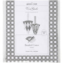 bouwset gevlochten kegels grijs/wit 8 stuks