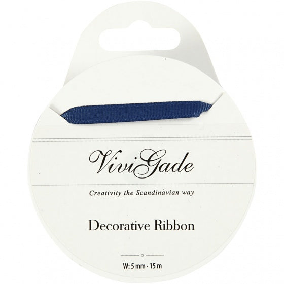 Decoratie Lint Blauw, 15m