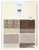 decoupagepapier bruin 25 x 35 cm 80 vellen