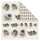 dubbelzijdig designpapier engelen 30,5 cm 5 vellen