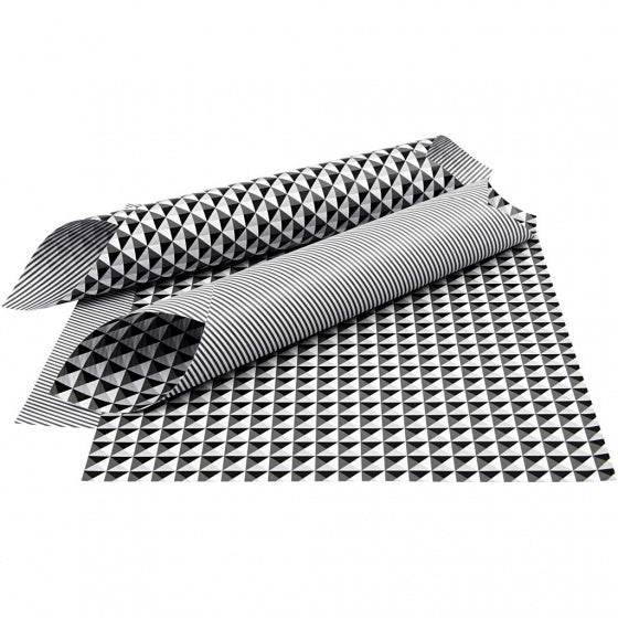 dubbelzijdig designpapier geblokt 30,5 cm 5 vellen