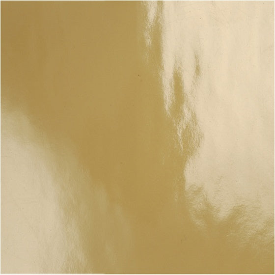 dubbelzijdig designpapier glitter/lak goud 30,5 cm 2 vellen