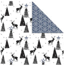 dubbelzijdig designpapier herten 30,5 cm 3 stuks