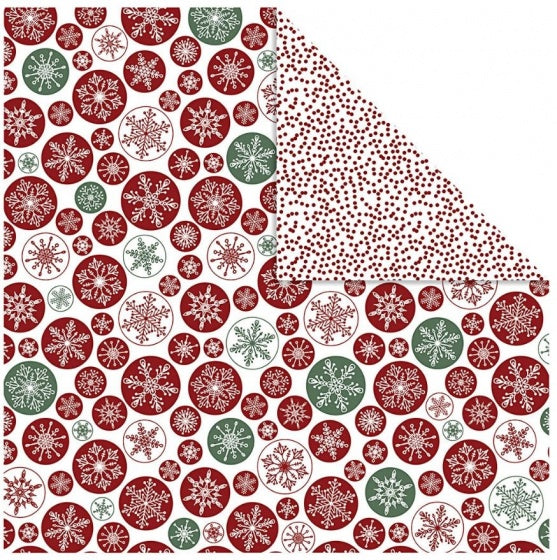 dubbelzijdig designpapier kristallen 30,5 cm 3 stuks