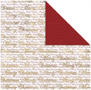 dubbelzijdig designpapier Merry Christmas 30,5 cm 3 stuks