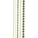 zelfklevende halve plakparels 2/8 mm groen 140 stuks