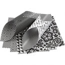 origamipapier 10 x 10 cm wit/grijs 50 vellen