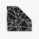 origamipapier 10 x 10 cm wit/zwart 40 vellen