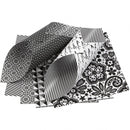 origamipapier 15 x 15 cm wit/grijs 50 vellen