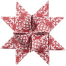 papieren vlechtstroken 44/78 cm rood/wit 60 stuks