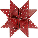 papieren vlechtstroken 44/78 cm rood/wit 60 stuks