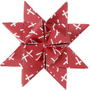 papieren vlechtstroken 44/78 cm wit/rood 60 stuks
