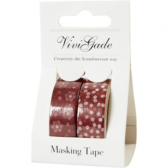 tape ijskristallen en stippen 2 stuks 5 meter