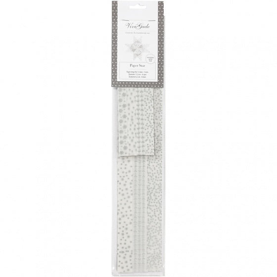 vlechtstroken Fluweel papier 44/78 cm zilver 48 stuks