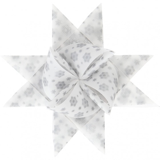 vlechtstroken Fluweel papier 44/78 cm zilver 48 stuks