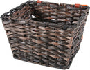 Gevlochten rieten fietsmand Volare S 30 x 25 x 20.5cm  - zwart