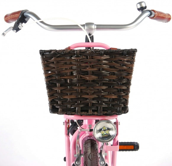Gevlochten rieten fietsmand Volare S 30 x 25 x 20.5cm  - zwart