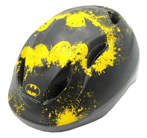 Fietshelm Batman 51-55cm - zwart/geel