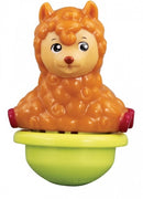 ZoomiZooz tuimeldiertje Levi Lama junior 8 cm oranje