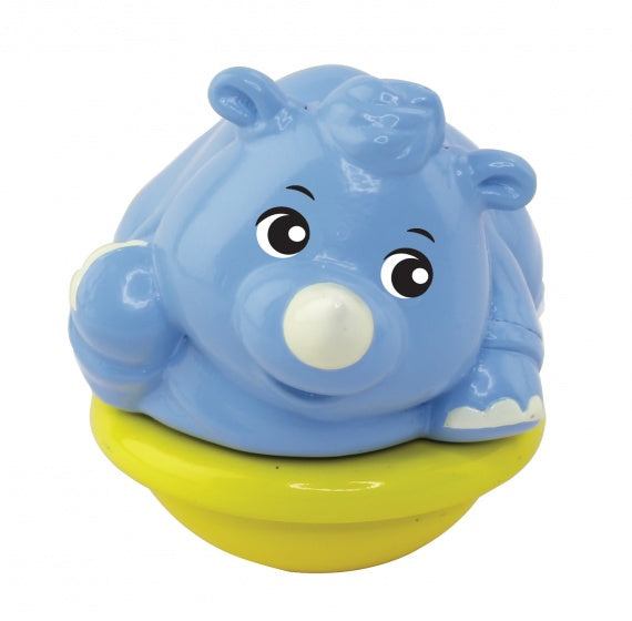 ZoomiZooz Tuimeldiertje: Noud Neushoorn 8,5 cm blauw