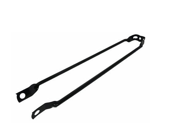 Spatbordstang 28"  - zwart