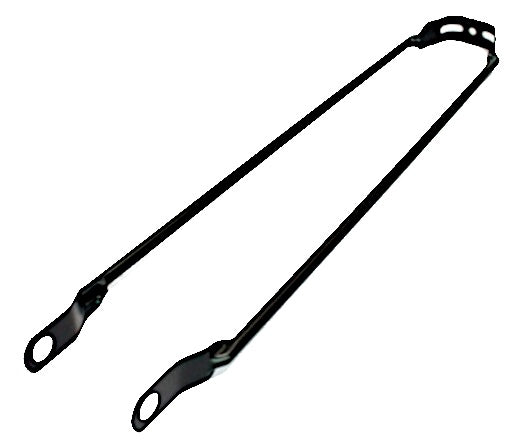 Spatbordstang 28"  - mat zwart