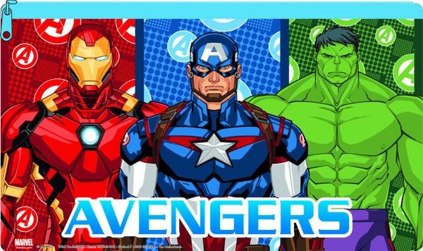 etui Avengers junior 24 x 15 cm blauw/rood/groen