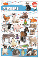 stickers junior 15 x 23 cm papier blauw/wit 250 stuks