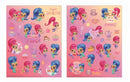 stickervel Shimmer en Shine junior 30 cm roze 2 stuks