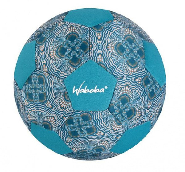 mini strandvoetbal junior 200 mm rubber blauw