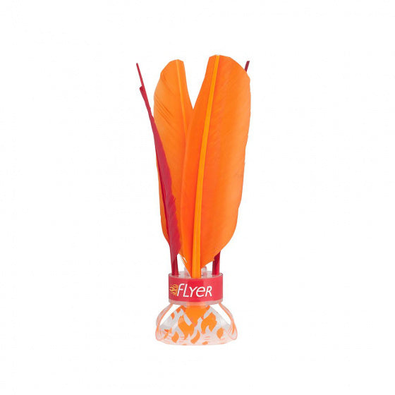 buitenspel Shuttle Flyer led rubber oranje/rood