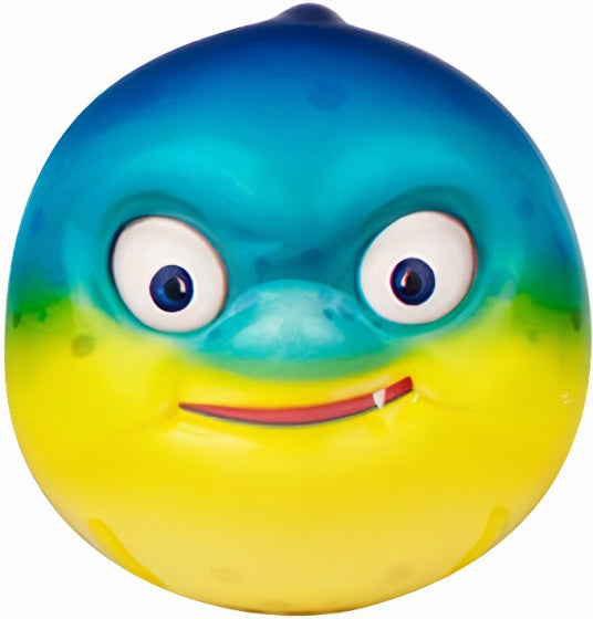 splashbal Seanimals Mahi 9 cm foam blauw/geel