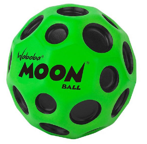 voetbal Moon 6,3 cm polyurethaan groen