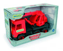 speelgoed Kraanwagen rood 43 cm