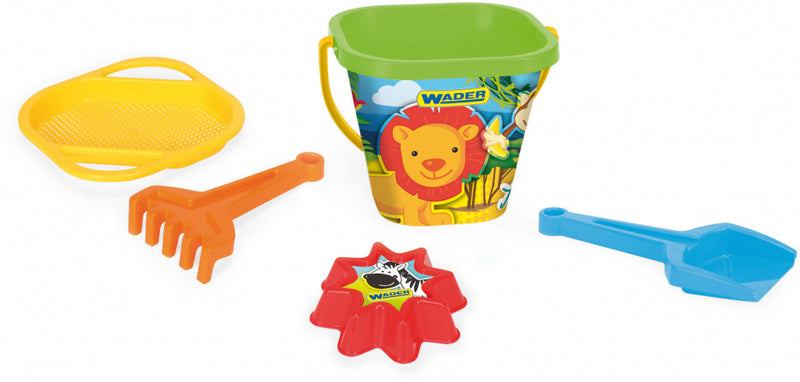 strandsetje Jungle junior 16 cm 5-delig
