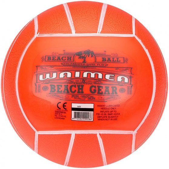 strandbal 13 cm oranje