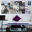 muursticker Collage 148,5 x 126 cm PVC 30-delig