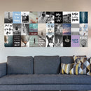 muursticker Collage 148,5 x 126 cm PVC 30-delig