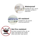 muursticker Lisbon 15x15 cm 24 stuks blauw